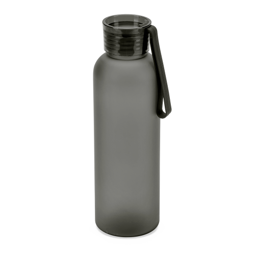 CARGNIN. Squeeze esportiva em PET 100% reciclado, com acabamento fosco (600 mL)