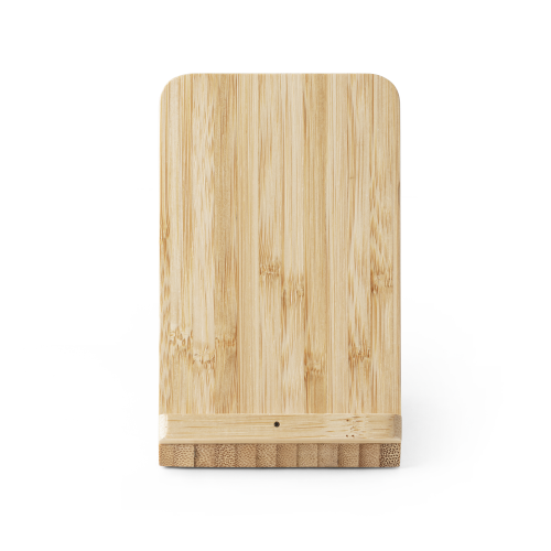 LEAVITT II. Carregador por indução super-rápido em bambu (15W)