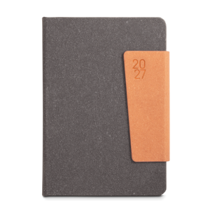 TAGORE A5. Agenda A5 em pele (58% reciclada)