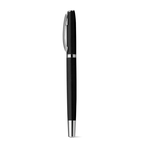 LANDO ROLLER. Caneta roller em alumínio com escrita em azul