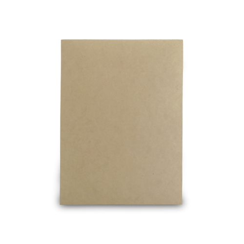 POE. Pasta A4 em cartão kraft 100% reciclado (450 g/m²), com bloco de páginas lisas recicladas