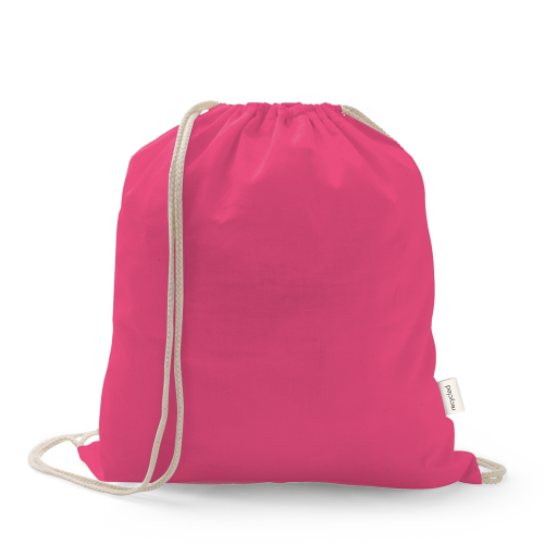 ISTANBUL. Sacola tipo mochila em 70% algodão reciclado e 30% poliéster reciclado (150 g/m²) sem tingimento