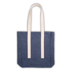DENIM CASUAL. Sacola casual em denim reciclado (300 g/m²)