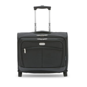 MOURA. Mala de viagem para notebook (15'6") em c. sintético e 1680D com caixa rígida e 2 rodas (20 L)