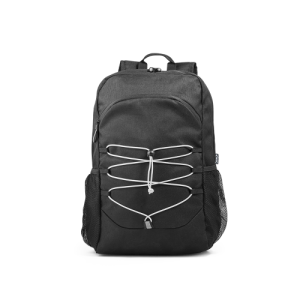 DELFOS BACKPACK. Mochila para notebook (15'6") em poliéster reciclado 300D e poliéster reciclado 600D, com elementos refletores (18 L)