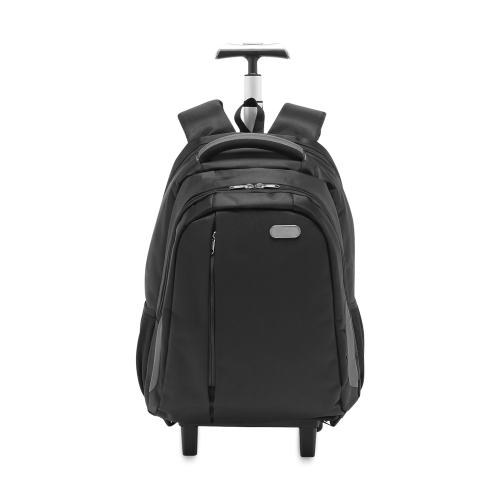 MIAMI. Mochila trolley para notebook (17'') em Nylon 999 impermeável com 2 rodas e sistema de proteção integrado (30 L)