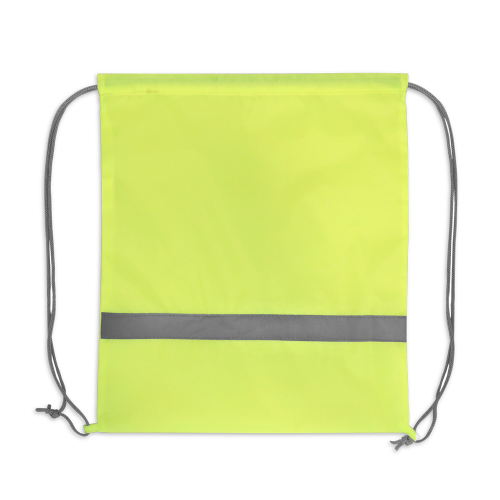 RULES. Sacola tipo mochila em 210D com elementos refletores
