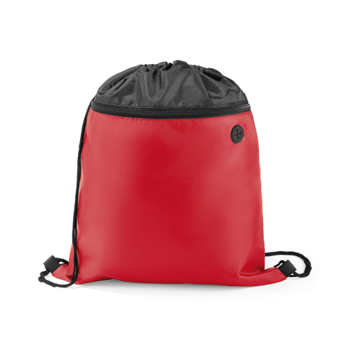 COLMAR. Sacola tipo mochila em 210D com bolso frontal com zíper e saída para fones