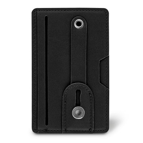 FRANCK. Porta cartões para celular com bloqueio de RFID, em PU