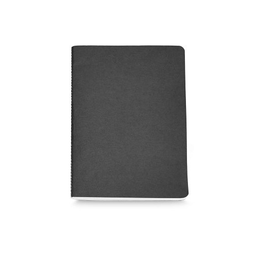 ECOWN. Caderno A5 de capa flexível em cartão kraft 100% reciclado, com páginas pautadas recicladas