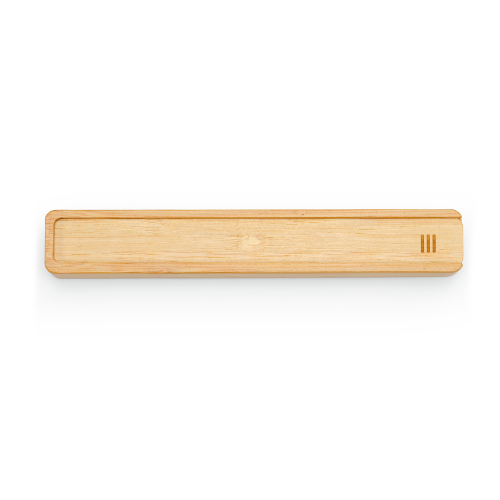 BAMBOX. Estojo em bambu natural para 1 caneta esferográfica