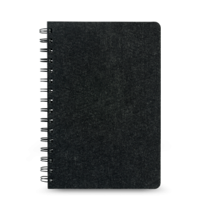 MISHIMA. Caderno A5 de capa semi-rígida em feltro 100% reciclado, com páginas pautadas