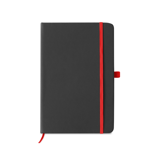 CORBIN. Caderno A5 de capa dura em c.sintético, com páginas pautadas