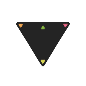 FAULKNER. 4 blocos adesivados triangulares