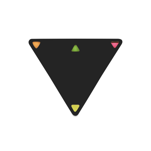 FAULKNER. 4 blocos adesivados triangulares
