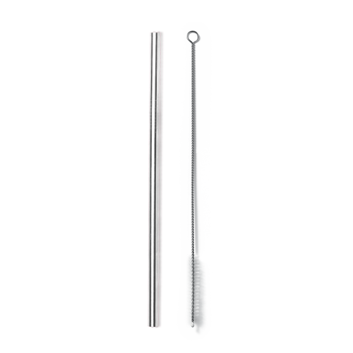 KAHANA. Canudo em aço inox com escova de limpeza