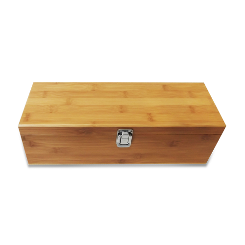 SYRAH. Conjunto para vinho em bambu, inox e ABS