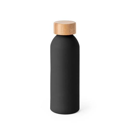 QUETA SOFT. Squeeze em alumínio com acabamento emborrachado (550 mL)