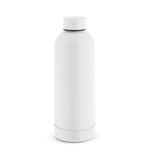 ODIN METTALIC. Garrafa térmica em aço inox 90% reciclado de parede dupla isolada a vácuo (550 mL)