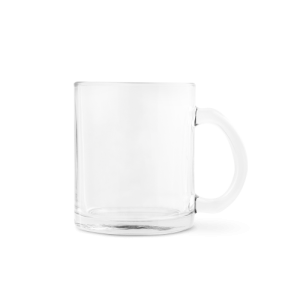 CARMO. Caneca em vidro para sublimação (350 mL)
