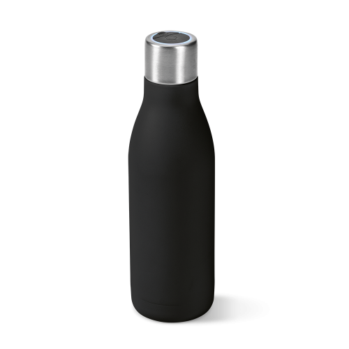 CHILWELL. Garrafa térmica em aço inox 90% reciclado de parede dupla com sistema de auto-sanitização UV (500 mL)