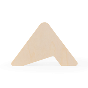 PLYCORK. Porta copos em madeira com 6 bases para copos em cortiça
