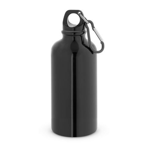 KARSTEN M. Squeeze esportiva em aço inox, de parede simples com acabamento brilhante (560 mL)