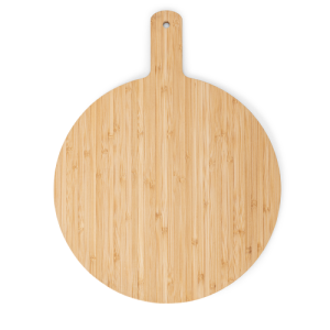 CHEESANO. Tábua de servir em bambu com formato redondo