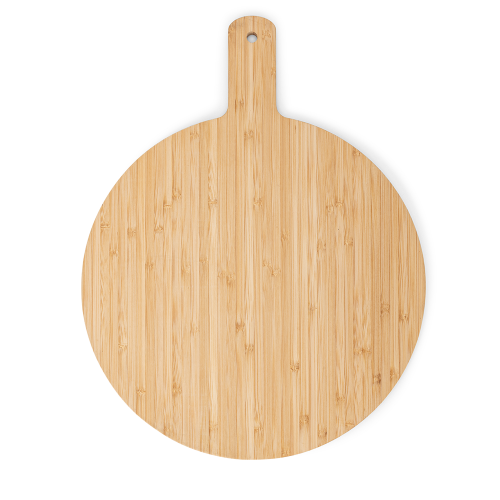 CHEESANO. Tábua de servir em bambu com formato redondo