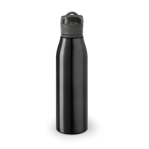 KORVER. Squeeze em alumínio com tampa flip flop em AS e PP (650 mL)