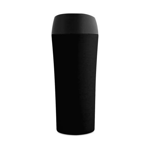 MONARDA. Copo de viagem térmico em aço inox de parede dupla isolada a ar (470 mL)