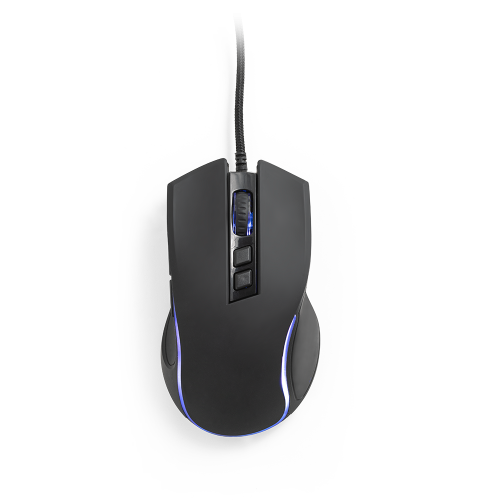 THORNE MOUSE RGB. Mouse para jogos em ABS com acabamento em borracha