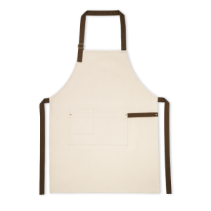 BOSI. Avental 100% algodão canvas (320 g/m²)